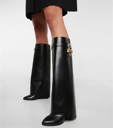 givenchy lock boots|givenchy shark boots used.